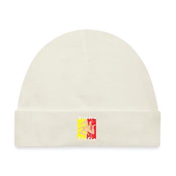 Sizilien flagge Sizilien Palermo Italien - Baby Premium Organic Mütze - Naturweiß - Vorne