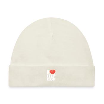 Hip Hop - Baby Premium Organic Mütze - Naturweiß - Vorne