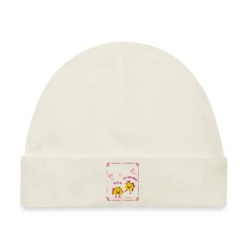 It's A Taco World So Eat Up Cartoon Design - Baby Premium Organic Mütze - Naturweiß - Vorne