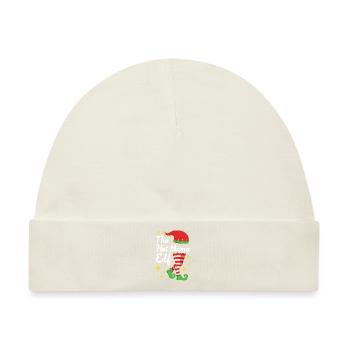 The Elf Mutter Elfe - Baby Premium Organic Mütze - Naturweiß - Vorne