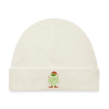 Skipper Weihnachtself - Baby Premium Organic Mütze - Naturweiß - Vorne