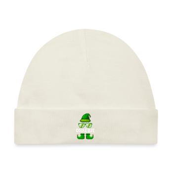 Coole Elfe lustige Weihnachten Nikolaus - Baby Premium Organic Mütze - Naturweiß - Vorne