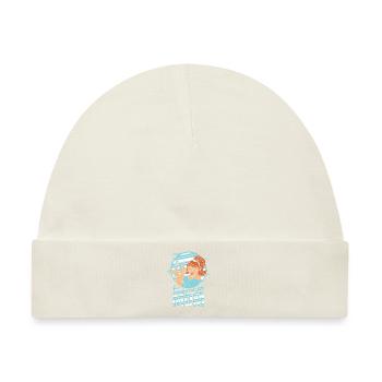 Friseur Hairstylist Friseur - Baby Premium Organic Mütze - Naturweiß - Vorne