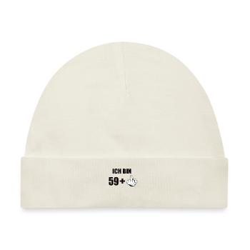 60 Geburtstag - Baby Premium Organic Mütze - Naturweiß - Vorne