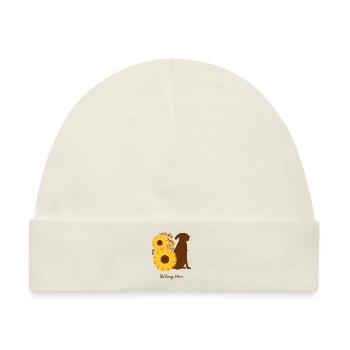 Sonnenblumenmutter - Bretagne - Baby Premium Organic Mütze - Naturweiß - Vorne