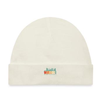 Warschau Polen Skyline - Baby Premium Organic Mütze - Naturweiß - Vorne