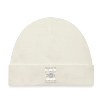 Ich Bin Keine Prinzessin Wikinger Mama Nordische - Baby Premium Organic Mütze - Naturweiß - Vorne