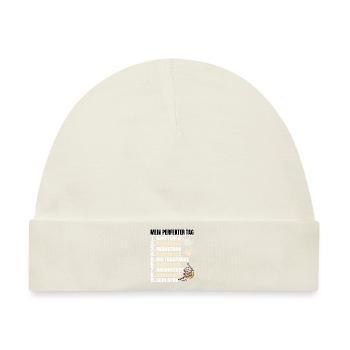 Dudelsack Musikverein Sackpfeifer Musiker - Baby Premium Organic Mütze - Naturweiß - Vorne