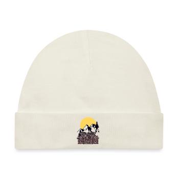 Mittelalter Burg Festung Königreich Schloss König - Baby Premium Organic Mütze - Naturweiß - Vorne
