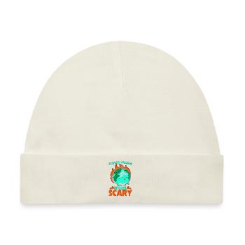 Climate Change Is Real Awareness Climate Activist - Baby Premium Organic Mütze - Naturweiß - Vorne