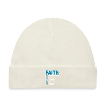 Faith Forwarding All Issues To Heaven 2 - Baby Premium Organic Mütze - Naturweiß - Vorne