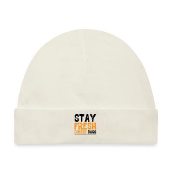 Stay Fresh Cheese Bags 22 - Baby Premium Organic Mütze - Naturweiß - Vorne