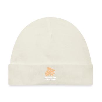 Schlafshirt Nachthemd lustiges Koala Wortspiel - Baby Premium Organic Mütze - Naturweiß - Vorne