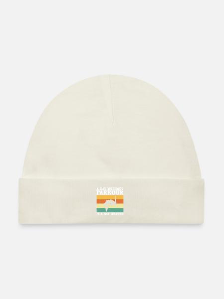 Parkour - Baby Premium Organic Mütze - Naturweiß