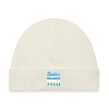 Seevogel Blaufußtölpel Tölpel Geschenk - Baby Premium Organic Mütze - Naturweiß - Vorne