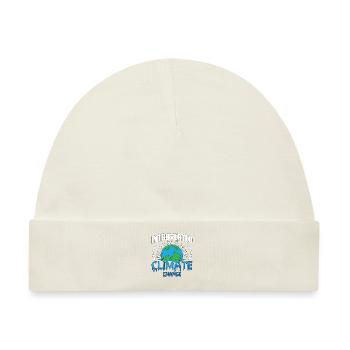 Climate Change Introverted But Willing Environment - Baby Premium Organic Mütze - Naturweiß - Vorne