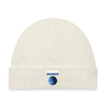 Uranus - Baby Premium Organic Mütze - Naturweiß - Vorne