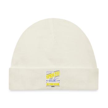 bday geburtstagsgeschenk chihuahua tier - Baby Premium Organic Mütze - Naturweiß - Vorne