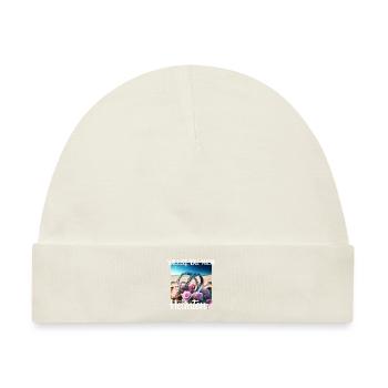 Heiratsantrat für Hochzeit oder Verlobung - - Baby Premium Organic Mütze - Naturweiß - Vorne