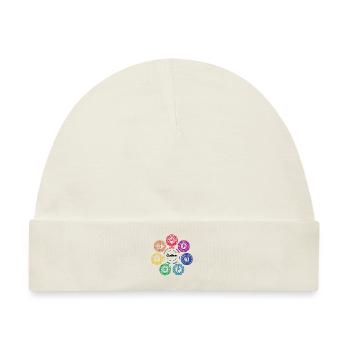Chakras - Baby Premium Organic Mütze - Naturweiß - Vorne