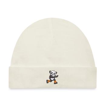Inlineskating Inlineskater Geschenk - Baby Premium Organic Mütze - Naturweiß - Vorne