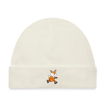 Inlineskating Inlineskater Geschenk - Baby Premium Organic Mütze - Naturweiß - Vorne