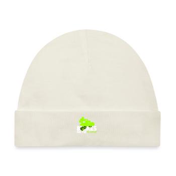 Viereck - Baby Premium Organic Mütze - Naturweiß - Vorne