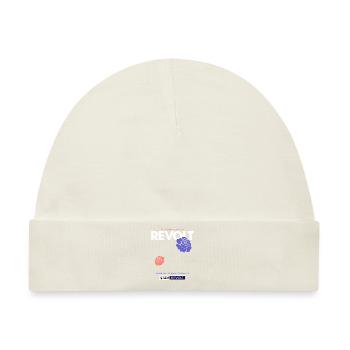 Revolt Streetwear - Baby Premium Organic Mütze - Naturweiß - Vorne