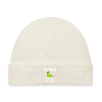 Raupe - Baby Premium Organic Mütze - Naturweiß - Vorne