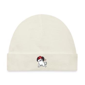Shih Tzu - Baby Premium Organic Mütze - Naturweiß - Vorne