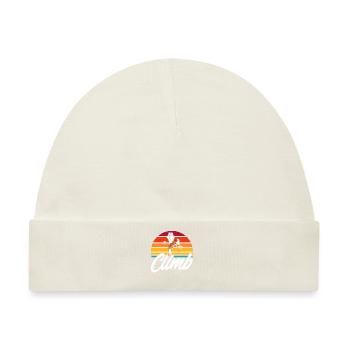 Klettern Felsklettern Geschenk - Baby Premium Organic Mütze - Naturweiß - Vorne