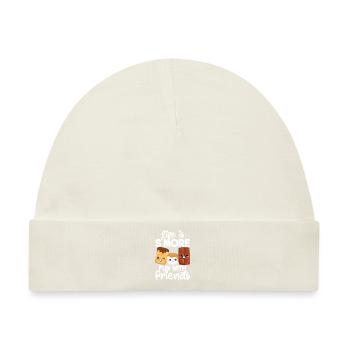 Marshmallow S'more - Baby Premium Organic Mütze - Naturweiß - Vorne