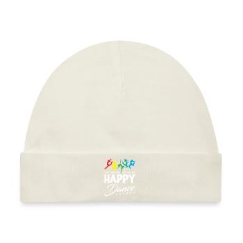 Happy Dance - Baby Premium Organic Mütze - Naturweiß - Vorne