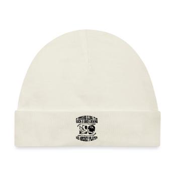 Eishockeyspieler Hockeyfan Eishockey Eishockeyteam - Baby Premium Organic Mütze - Naturweiß - Vorne
