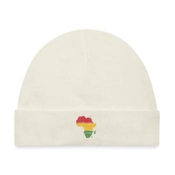 Afrika - Mali - Kontinent - Baby Premium Organic Mütze - Naturweiß - Vorne