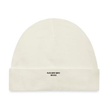 Pilates - Pilates formt Körper und Seele - Baby Premium Organic Mütze - Naturweiß - Vorne