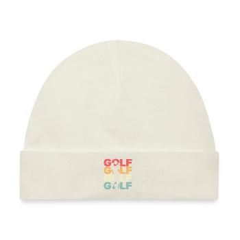 Golf Golf Golf Golf - Baby Premium Organic Mütze - Naturweiß - Vorne