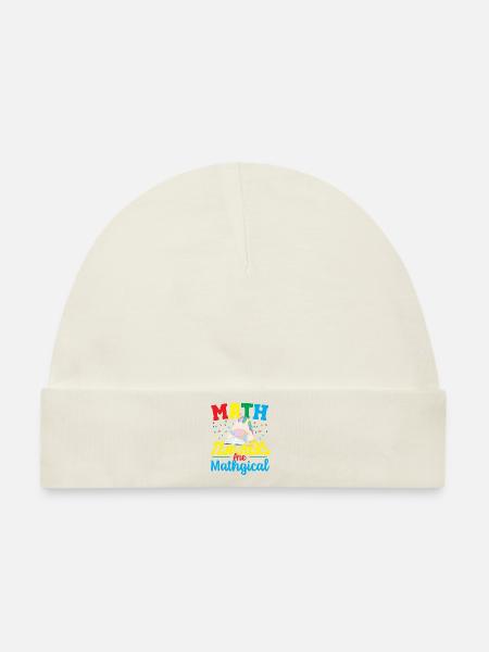 Math Teachers Are Mathgical Math Teacher - Baby Premium Organic Mütze - Naturweiß