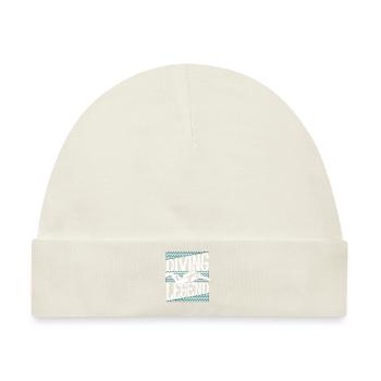 Diving Legend Taucherflossen Taucherbrille Taucher - Baby Premium Organic Mütze - Naturweiß - Vorne