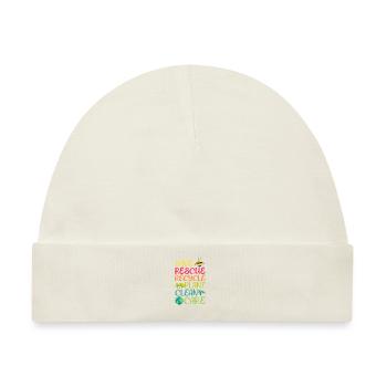 Tierrettung - Baby Premium Organic Mütze - Naturweiß - Vorne