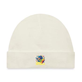 Autism Love and Acceptance Embrace Differences - Baby Premium Organic Mütze - Naturweiß - Vorne