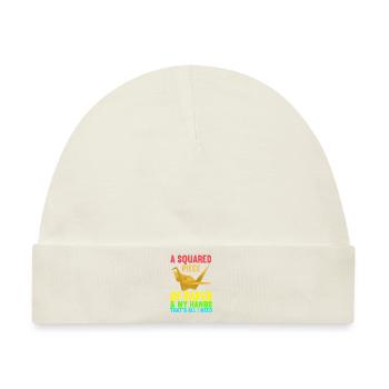 Origami - Baby Premium Organic Mütze - Naturweiß - Vorne