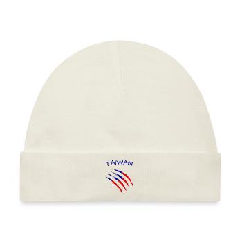Taiwan claws taiwan flag from taiwan - Baby Premium Organic Mütze - Naturweiß - Vorne