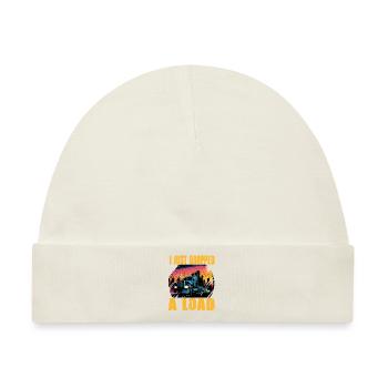 I Just Dropped A Load Truck - Baby Premium Organic Mütze - Naturweiß - Vorne