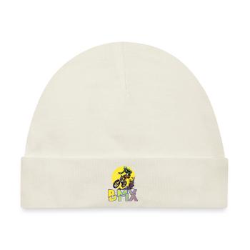 BMX Fahrrad Stunt Radfahren BMX - Baby Premium Organic Mütze - Naturweiß - Vorne