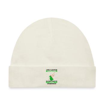 Dudelsack für Dudelsackspieler und Schotten - Baby Premium Organic Mütze - Naturweiß - Vorne