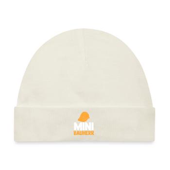 Bauherr - Baby Premium Organic Mütze - Naturweiß - Vorne