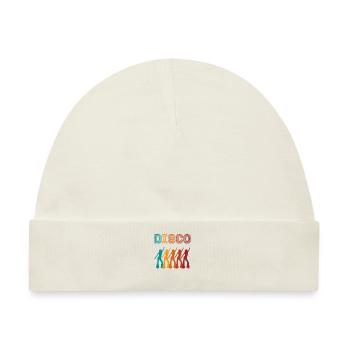 Disco Queens Retro 80er 70er 90er Jahre Vintage - Baby Premium Organic Mütze - Naturweiß - Vorne