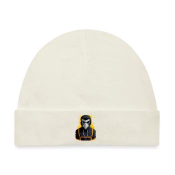 Cyborg Mit Hoodie - Baby Premium Organic Mütze - Naturweiß - Vorne