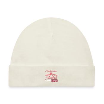 Großglockner Österreich Berge Wanderer Bergsteiger - Baby Premium Organic Mütze - Naturweiß - Vorne